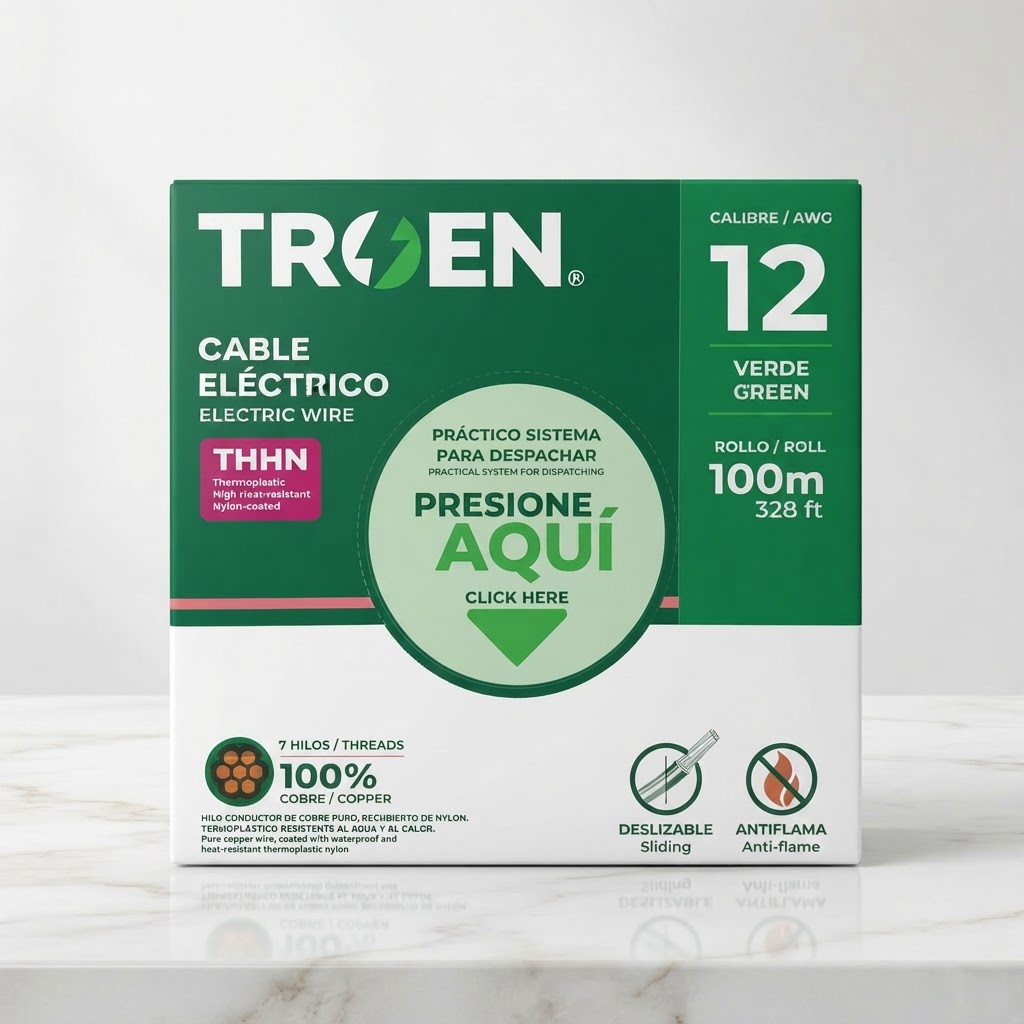 ROLLO DE CABLE DOBLE NUMERO 12