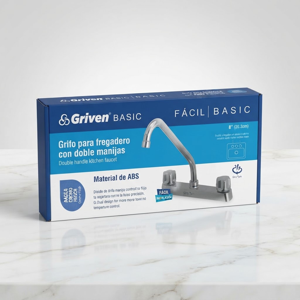 LLAVE FREGADERO DOBLE GRIVEN BASIC