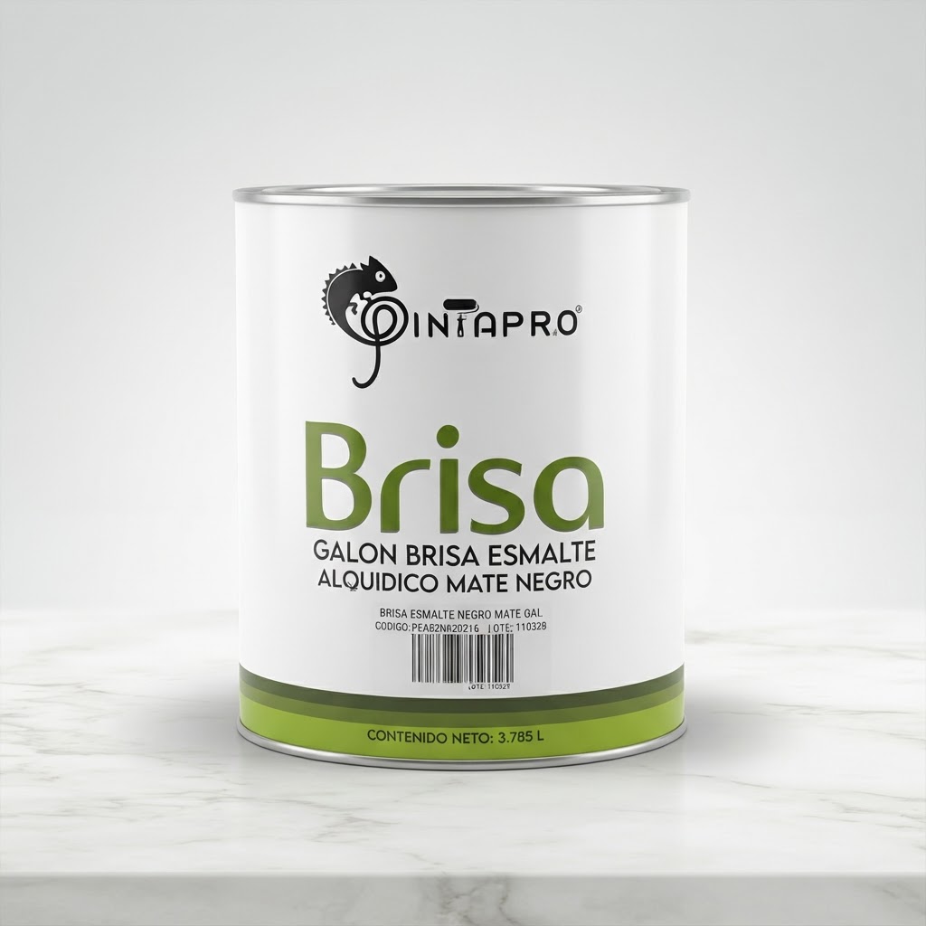 GALON BRISA ESMALTE ALQUIDICO MATE NEGRO
