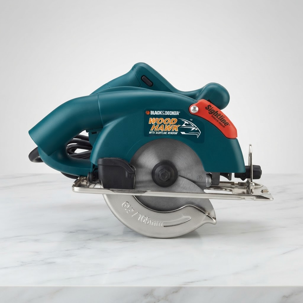 SIERRA CIRCULAR BLACK AND DECKER VERDE