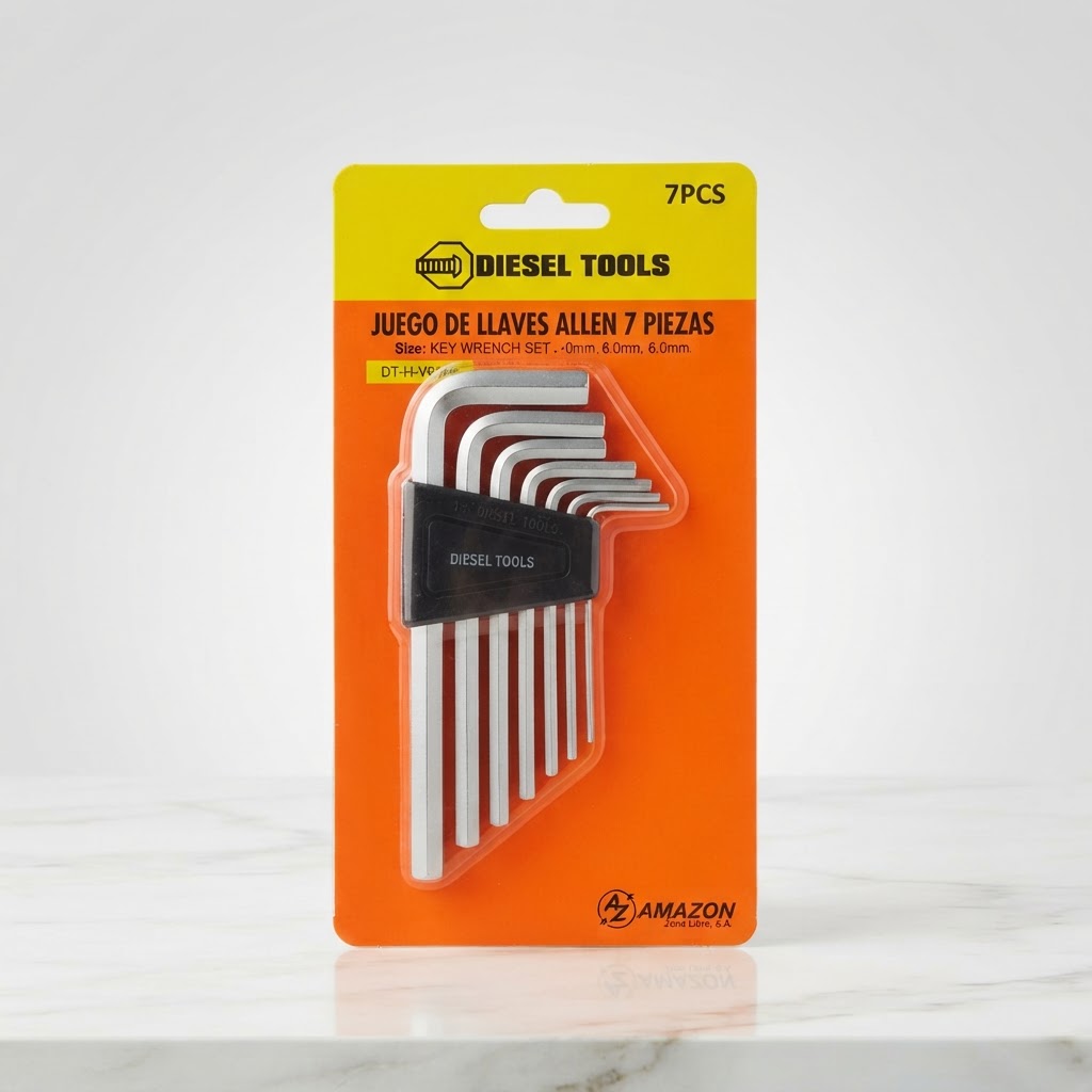 JUEGO DE LLAVES ALLEN 7 PIEZAS DIESEL TOOLS