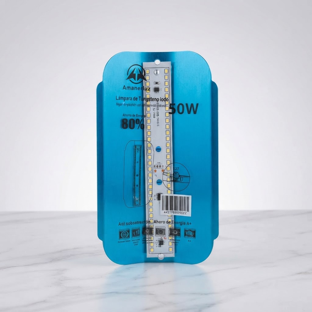 LAMPARA LED CON SOCATE 100W AMANERLUZ