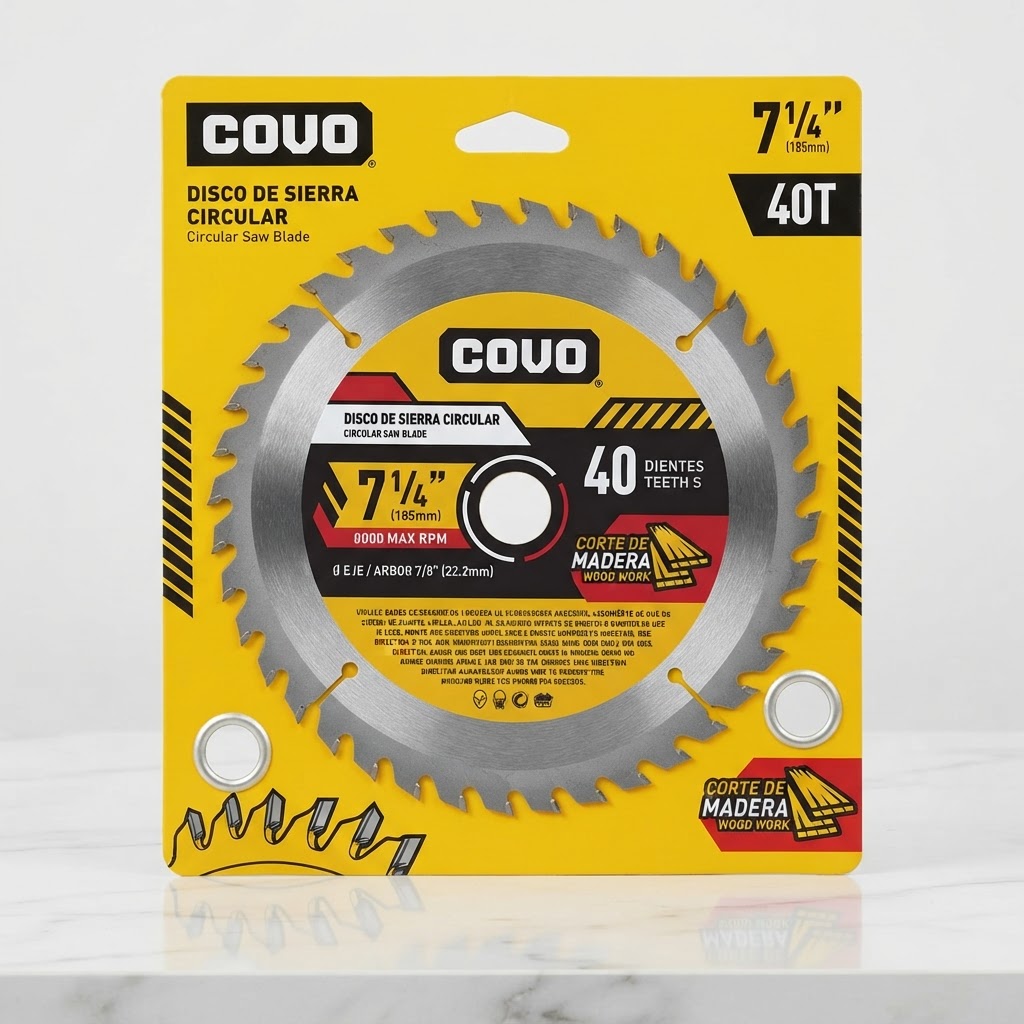 DISCO PARA MADERA COVO 7 1/2