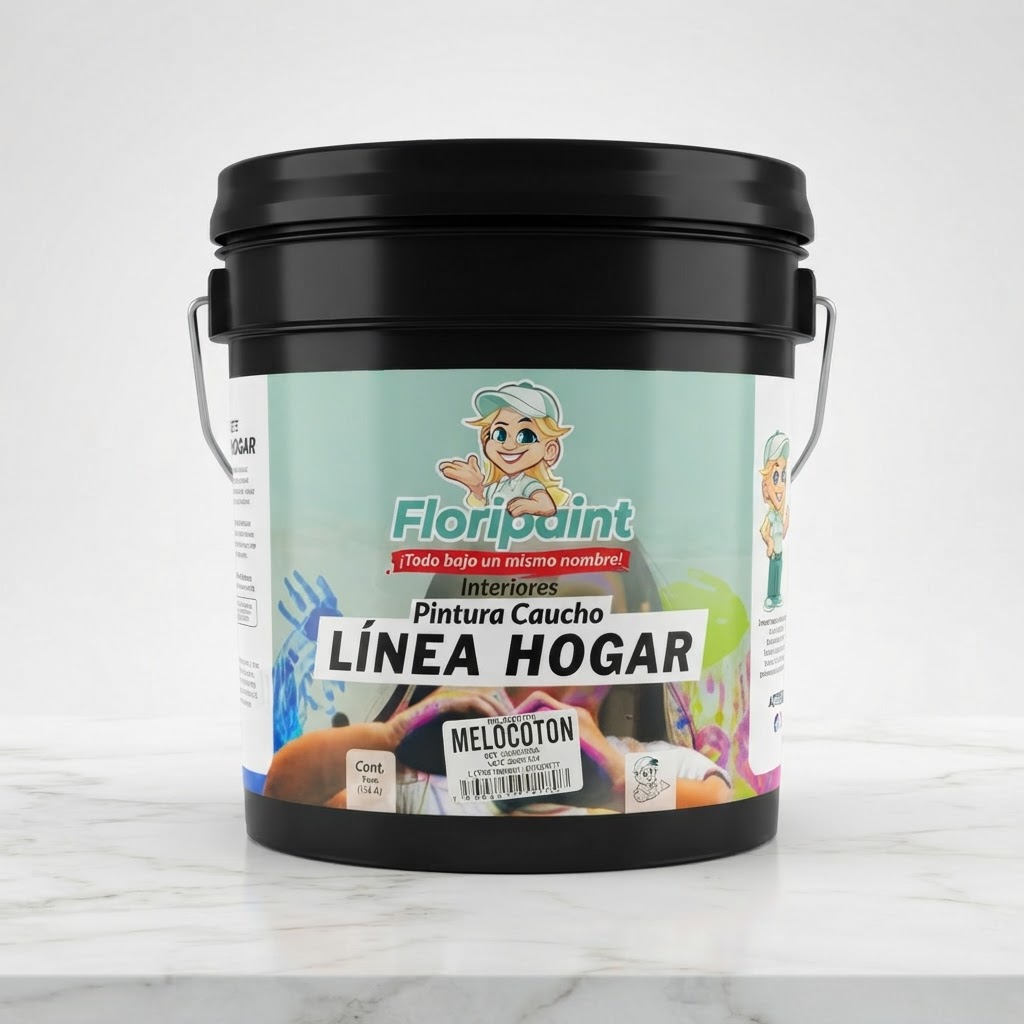 CUÑETE FLORIPAINT AGUAMARINA CAUCHO CLASE C