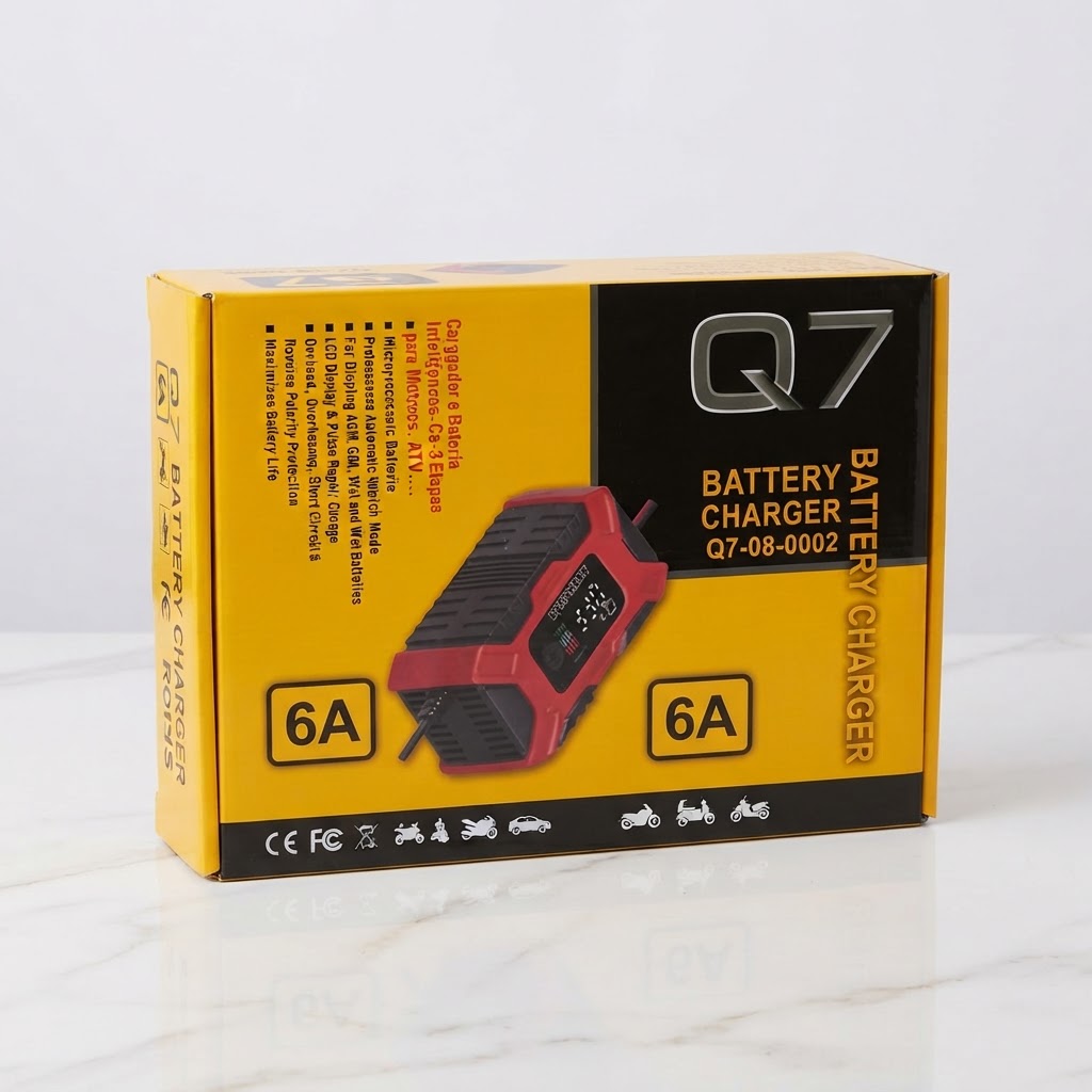 CARGADOR DE BATERIA INTELIGENTE 12V Q7