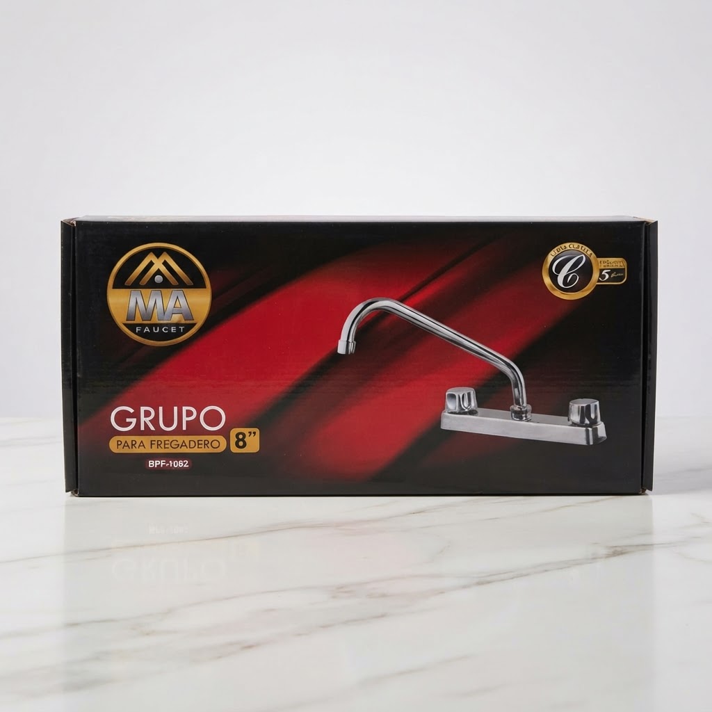 LLAVE DE FREGADERO DOBLE MAFRUCET