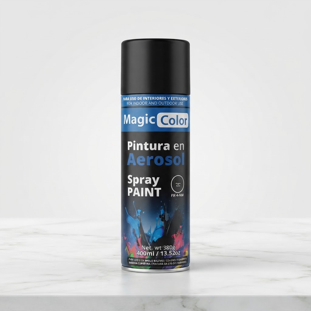 SPRAY NEGRO MATE MAGIC COLOR