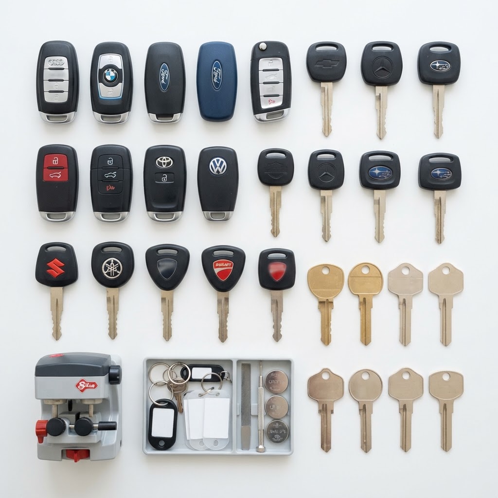 COPIAS DE LLAVES CARRO-MOTO