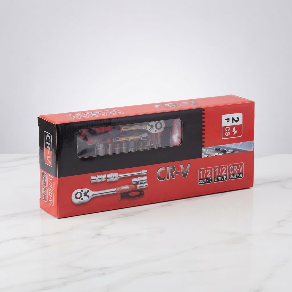 JUEGO DE DADOS MM CUADRANTE 1/2" 12PCS ( 10,11,12,13,14,16,17,19,21,24 ) 12pcs-1/2