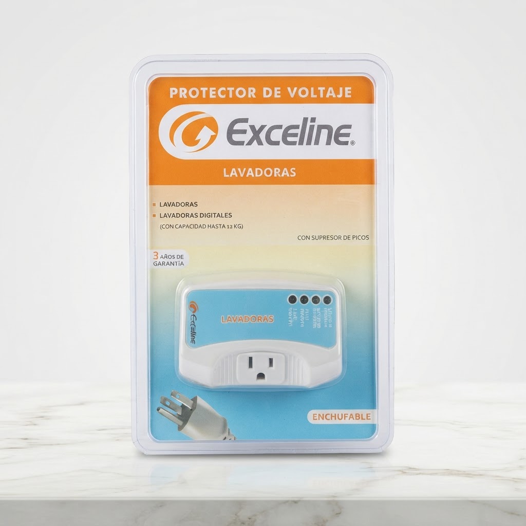 PROTECTOR PARA LAVADORA DIGITAL 110V EXCELINE.