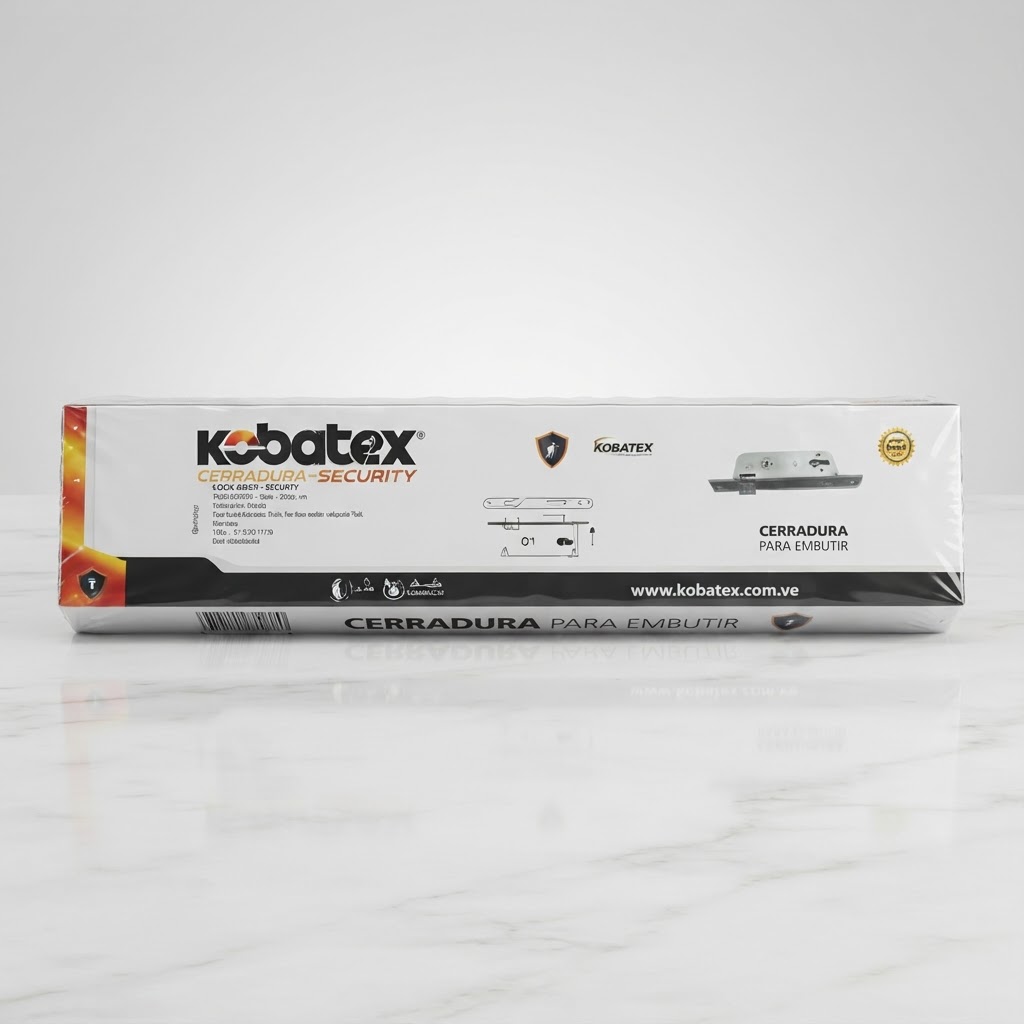 CERRADURA PARA EMBUTIR DE 25 MM KOBATEX