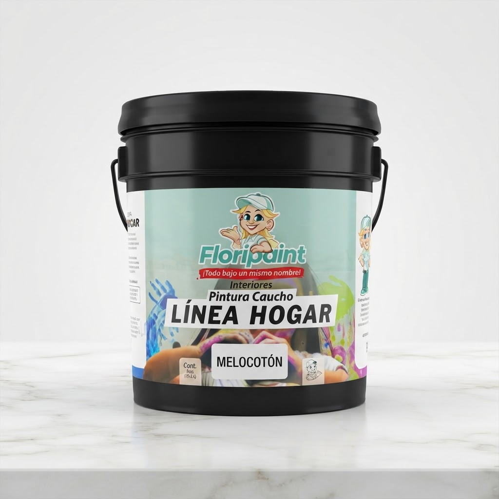 CUÑETE FLORIPAINT DURAZNO CAUCHO CLASE C