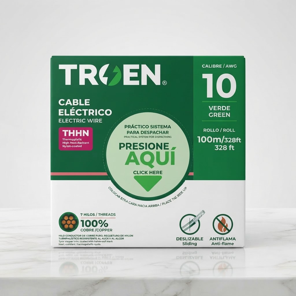 ROLLO DE CABLE DOBLE NUMERO 10