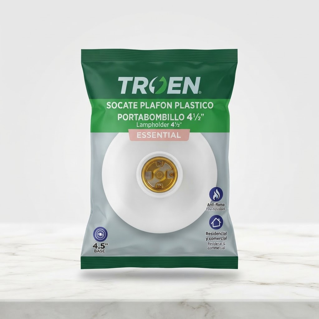 SOCATE PLAFON PLASTICO TROEN