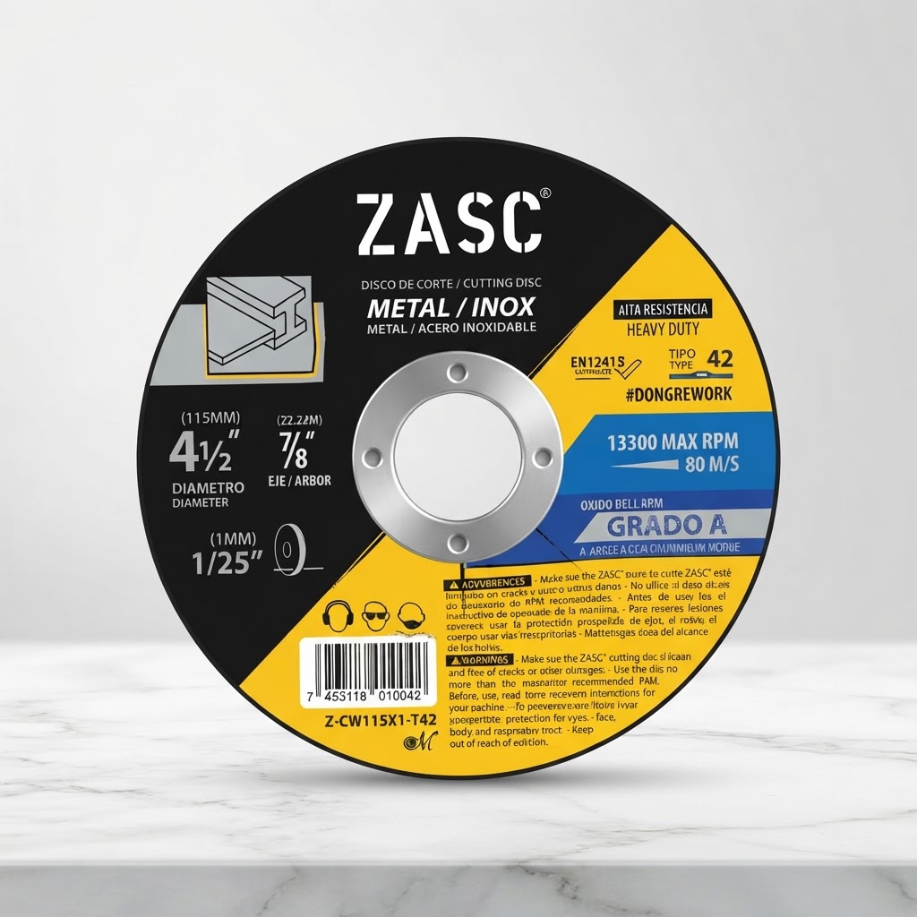 DISCO DE CORTE FINO ZASC 4-1/2
