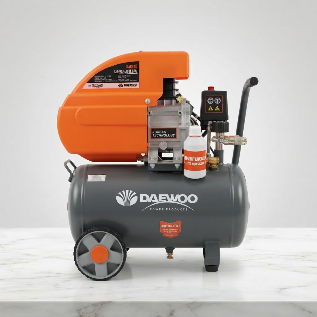 COMPRESOR DE AIRE 24 LITROS 2HP DAEWOO