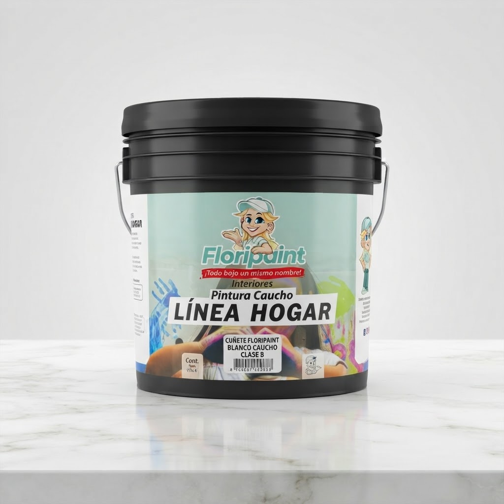 CUÑETE FLORIPAINT BLANCO CAUCHO CLASE B