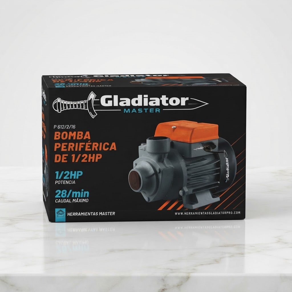 BOMBA DE AGUA GLADIADOR 1/2