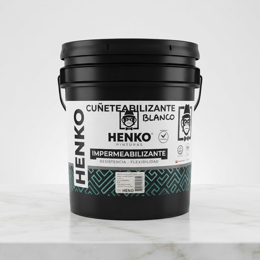 CUÑETE IMPERMEABILIZANTE BLANCO HENKO