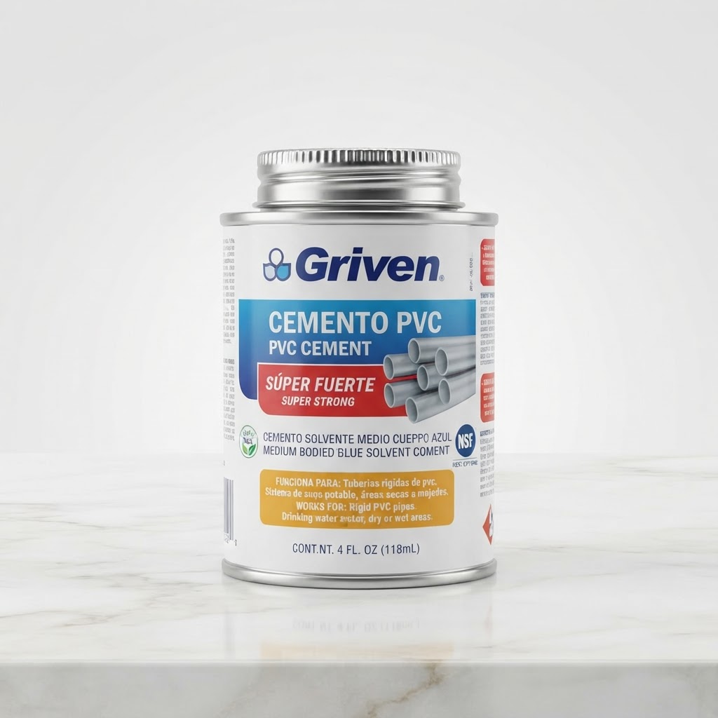 PEGA PVC AGUA FRIA 118ML GRIVEN