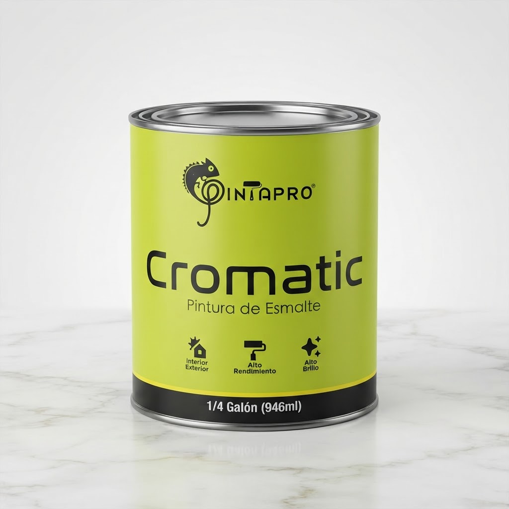 1/4 ESMALTE CROMATIC BRILLANTE VERDE ESMERALDA