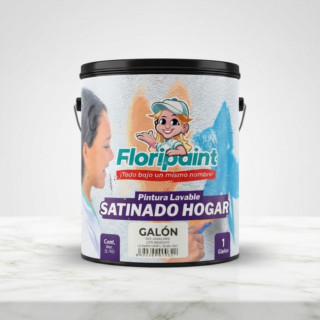 GALON FLORIPAINT SATINADA CENIZA