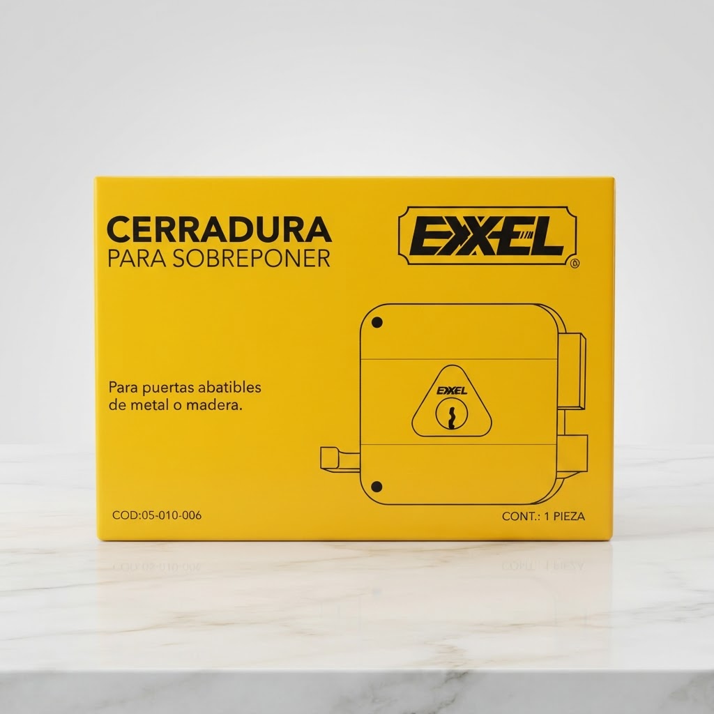 CERRADURA CILINDRO FIJO EXXEL
