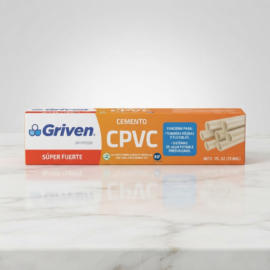 PEGA PVC AGUA CALIENTE 29.6ML GRIVEN