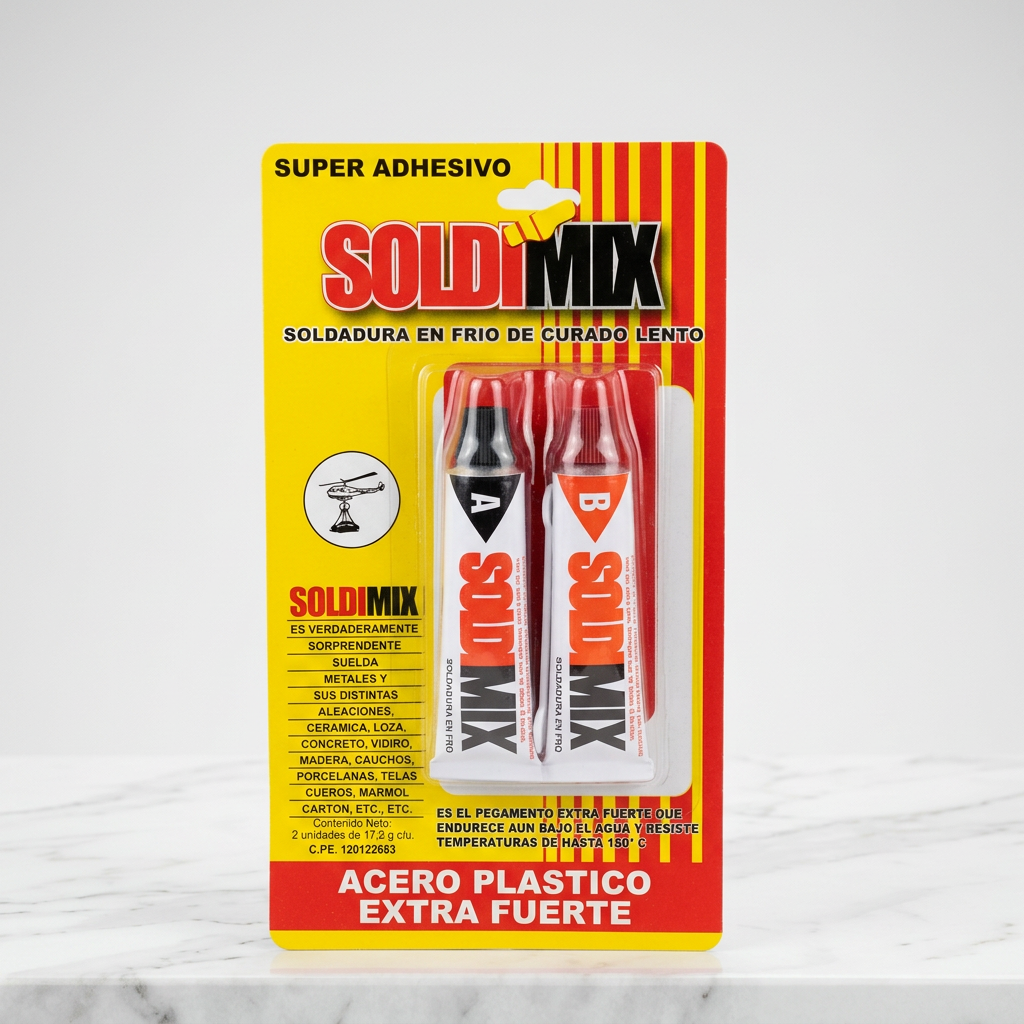 SOLDIMIX ACERO PLASTICO EXTRA FUERTE