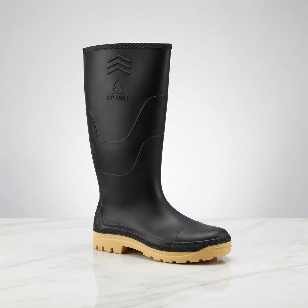 BotA negra suela amarilla TALLA 40 BELLOTA