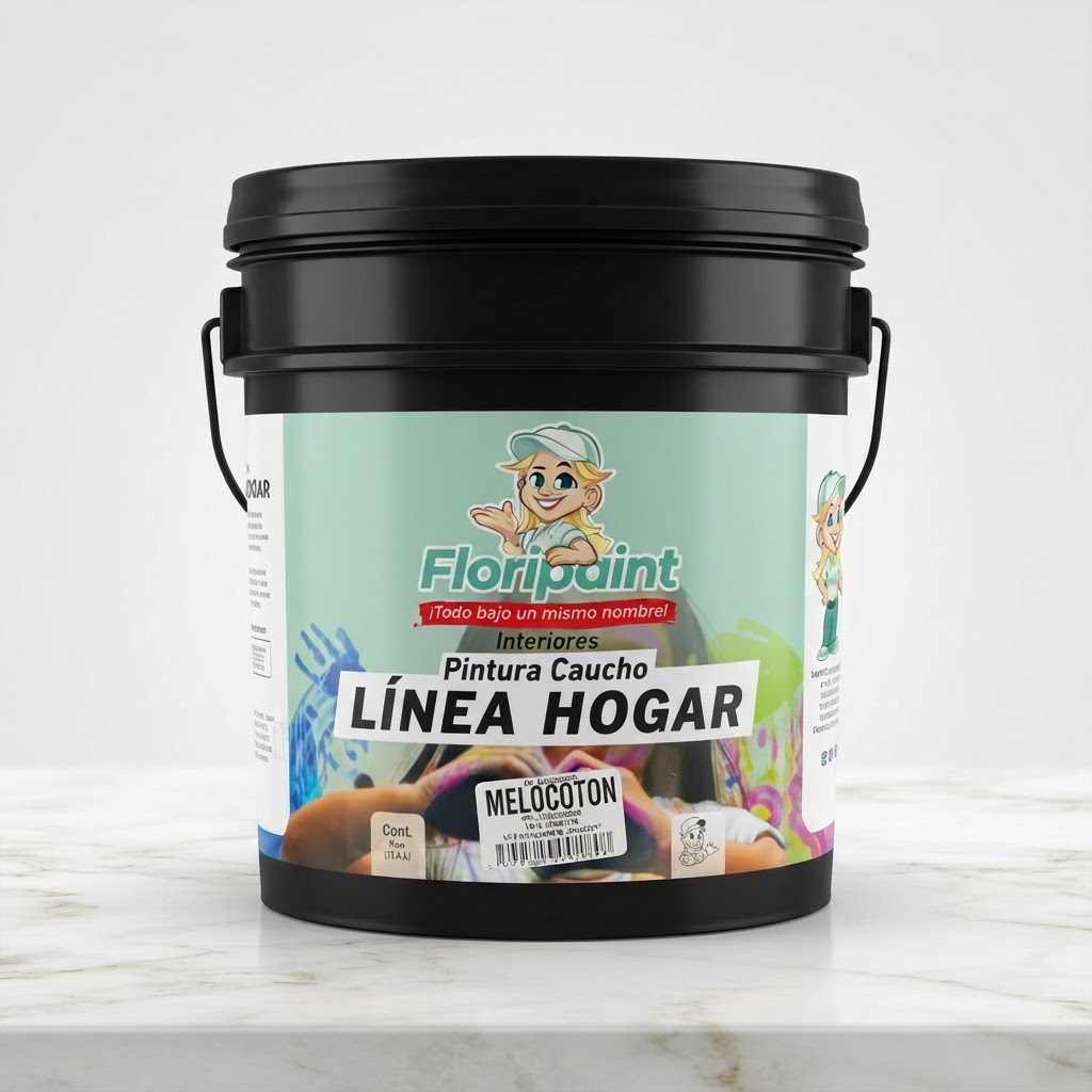CUÑETE FLORIPAINT MELOCOTON CAUCHO CLASE C