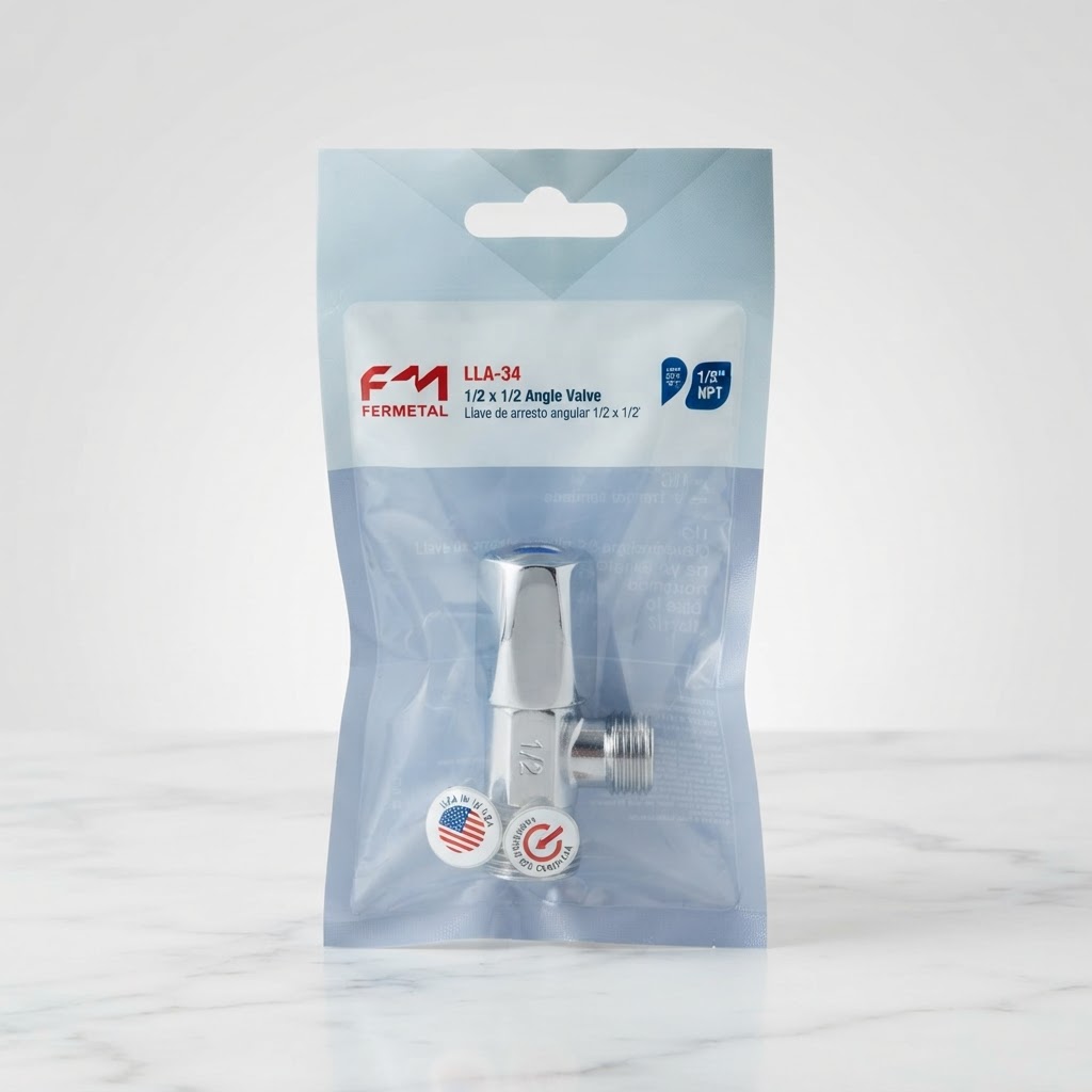 LLAVE DE ARRESTO 1/2 CROMADA