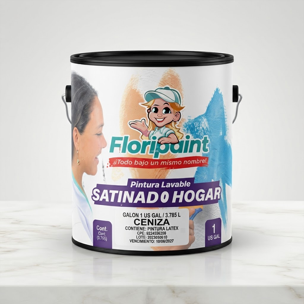 GALON FLORIPAINT SATINADO PISTACHO