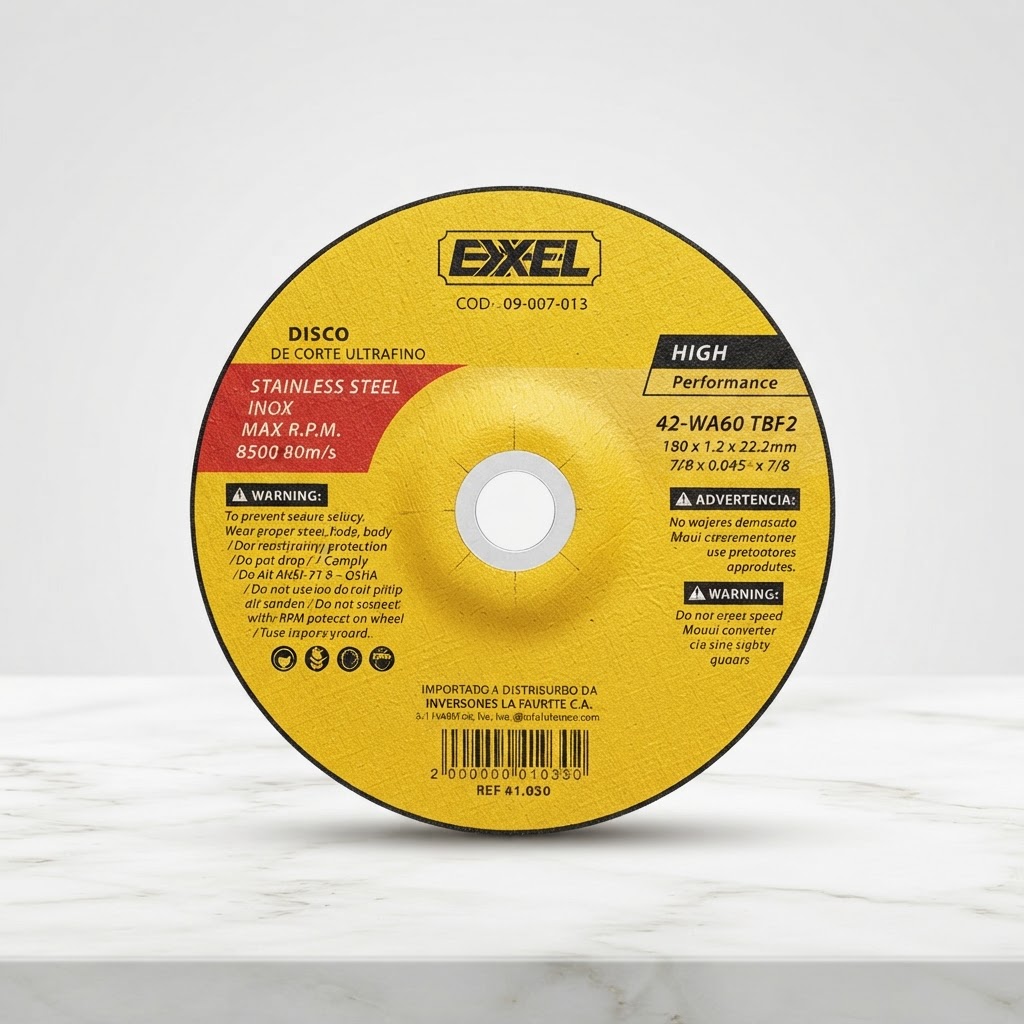 DISCO DE CORTE FINO EXXEL 7