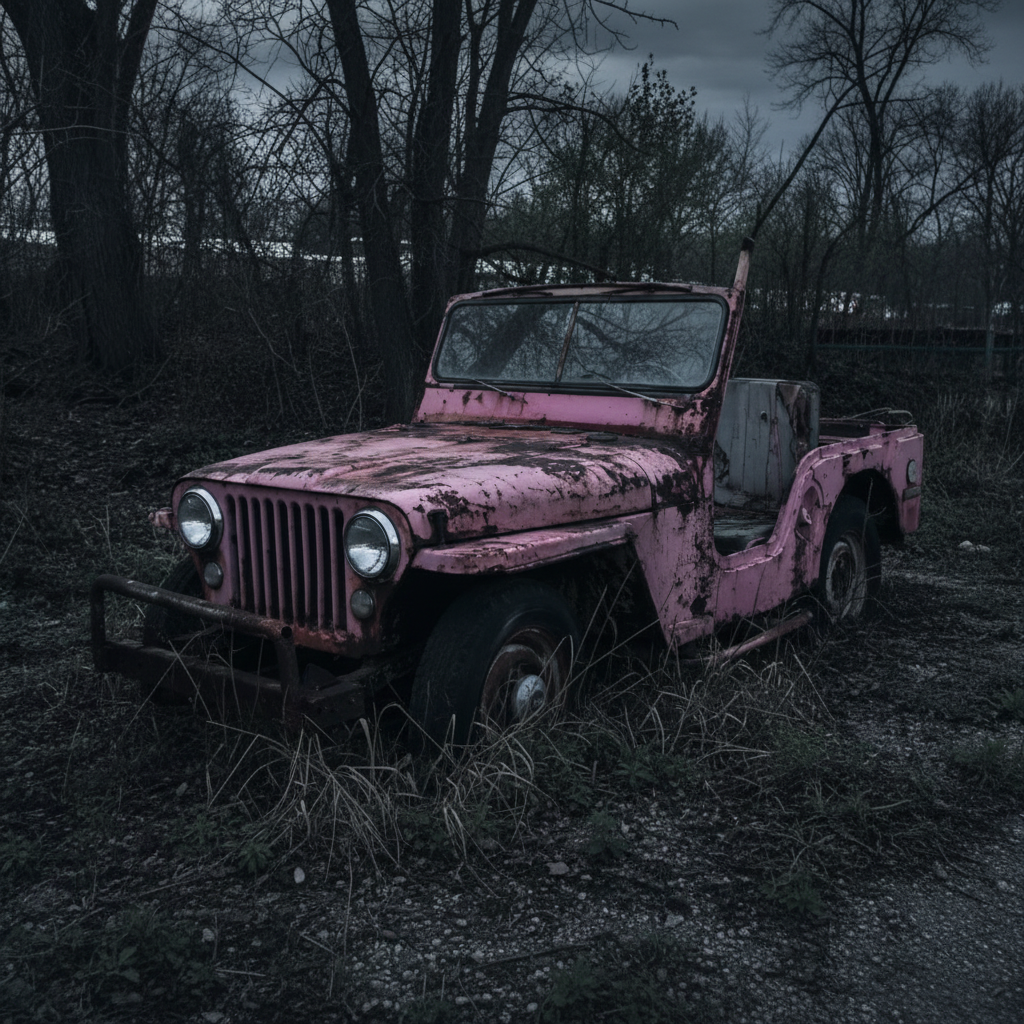 1962 Willys Jeep Surrey before