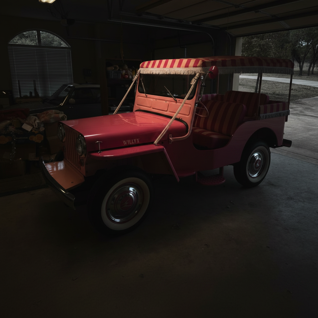1962 Willys Jeep Surrey restored