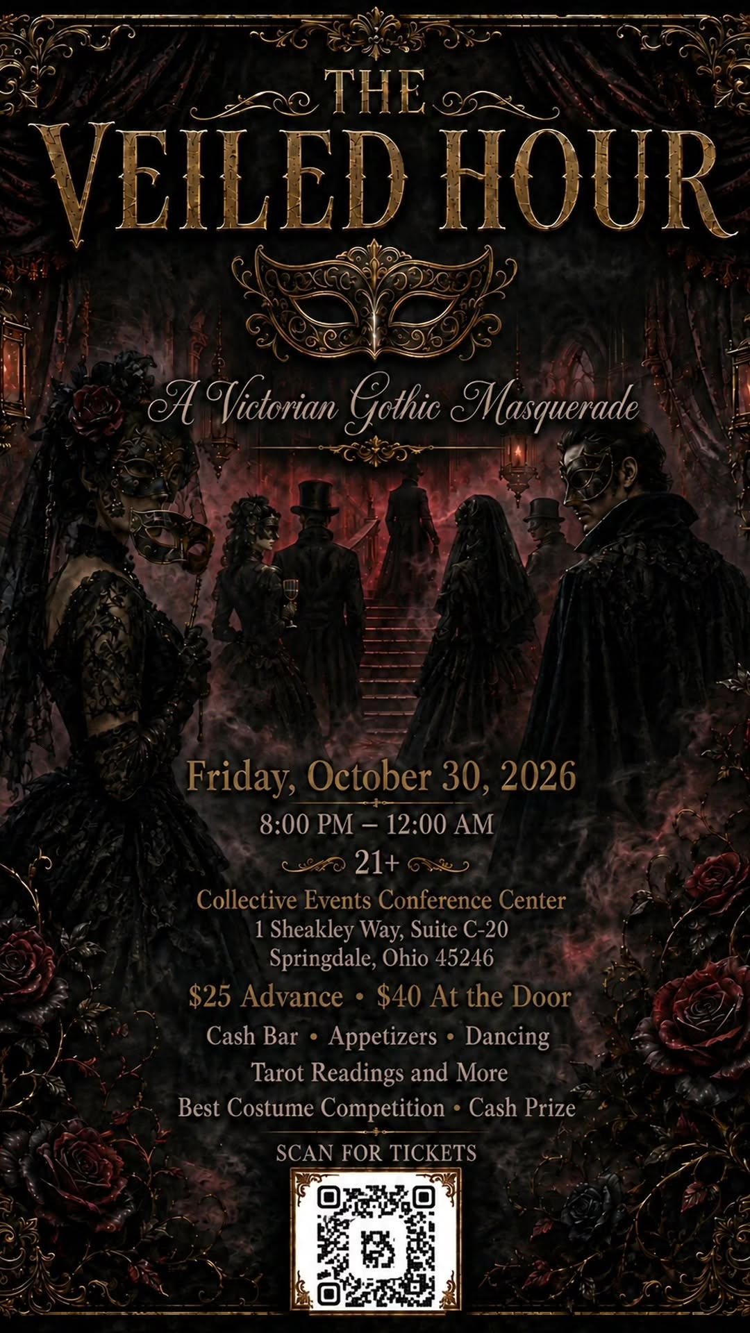 The Veiled Hour — A Victorian Gothic Masquerade