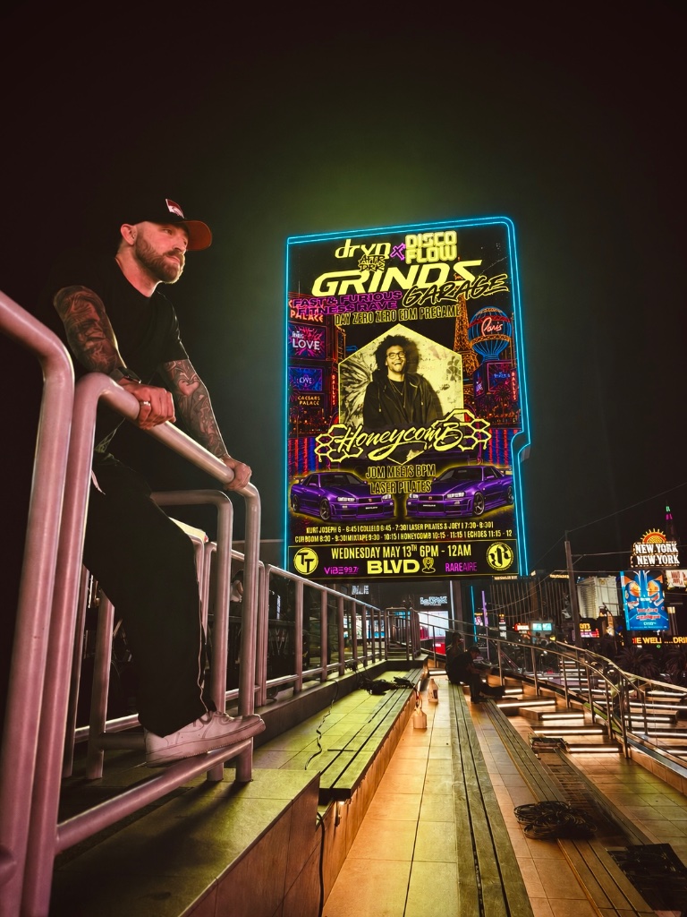 Cody Christopher Warren — GRINDS GARAGE Billboard, Las Vegas