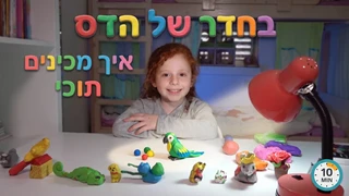 בחדר של הדס | יצירת מדהימות מפלסטלינה | תוכי