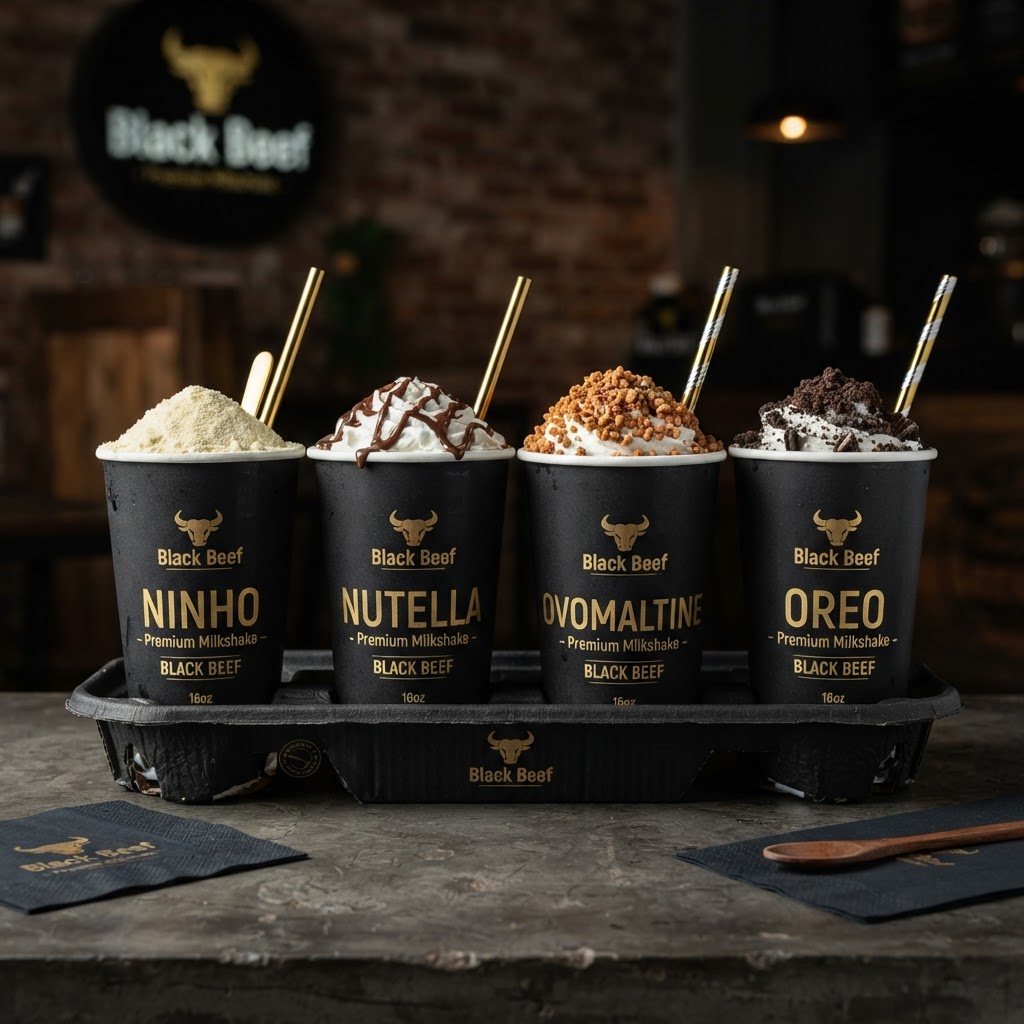 Black Beef — Milk Shake para Viagem