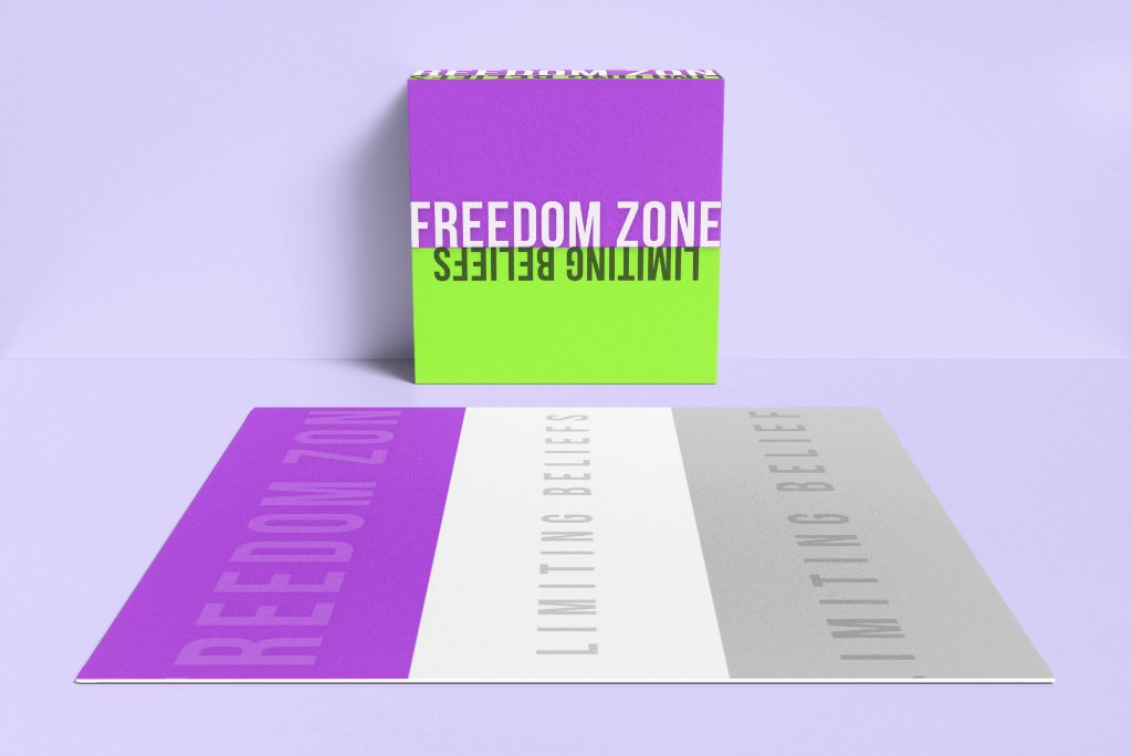 Freedom Zone Limiting Beliefs board game box