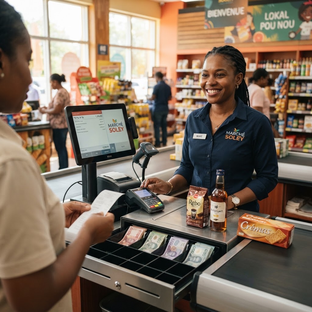 Formation de caissière / caissier — Systèmes de point de vente (POS)