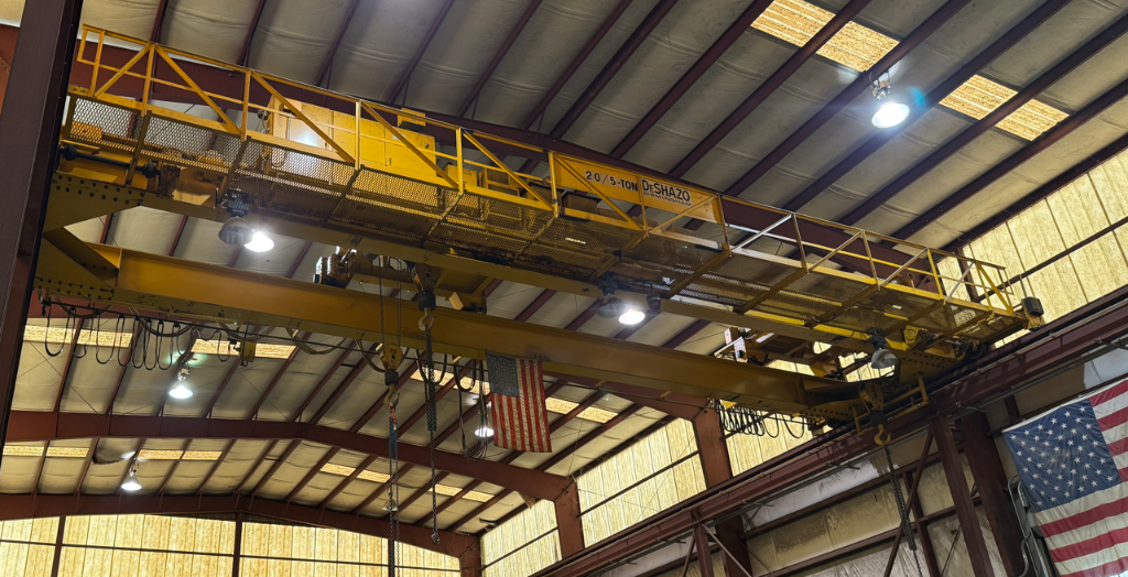 20 Ton DeSHAZO overhead bridge crane