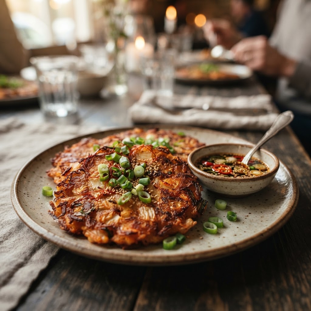 Kimchi Pancakes (Kimchijeon)