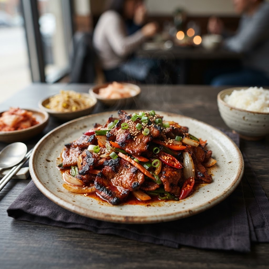 Spicy Pork Bulgogi (Jeyuk Bokkeum)
