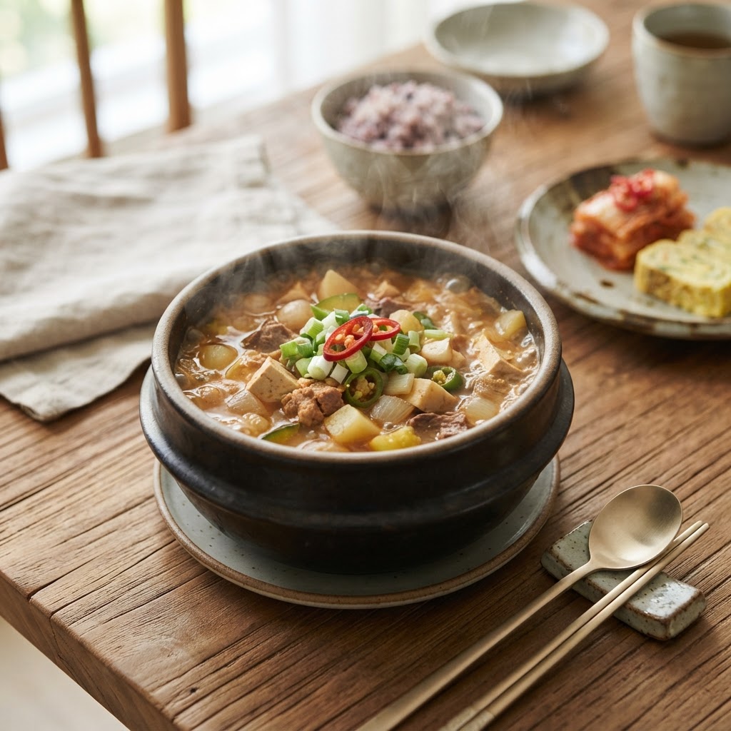 Doenjang Jjigae (Fermented Soybean Stew)