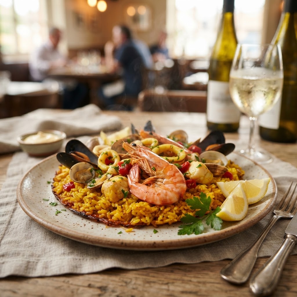 Spanish Seafood Paella