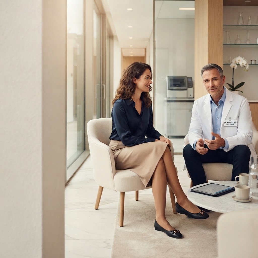 PrescribeUSA longevity consultation with the practice owner, MD