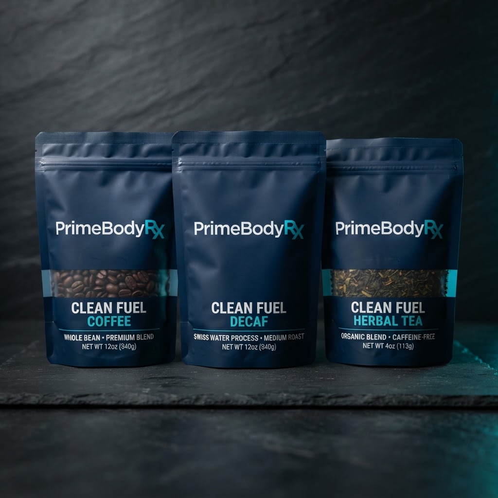 Clean Fuel coffee, decaf and herbal tea
