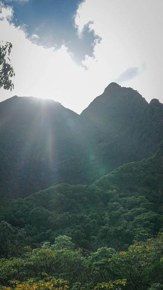 Sunrise over the mountains